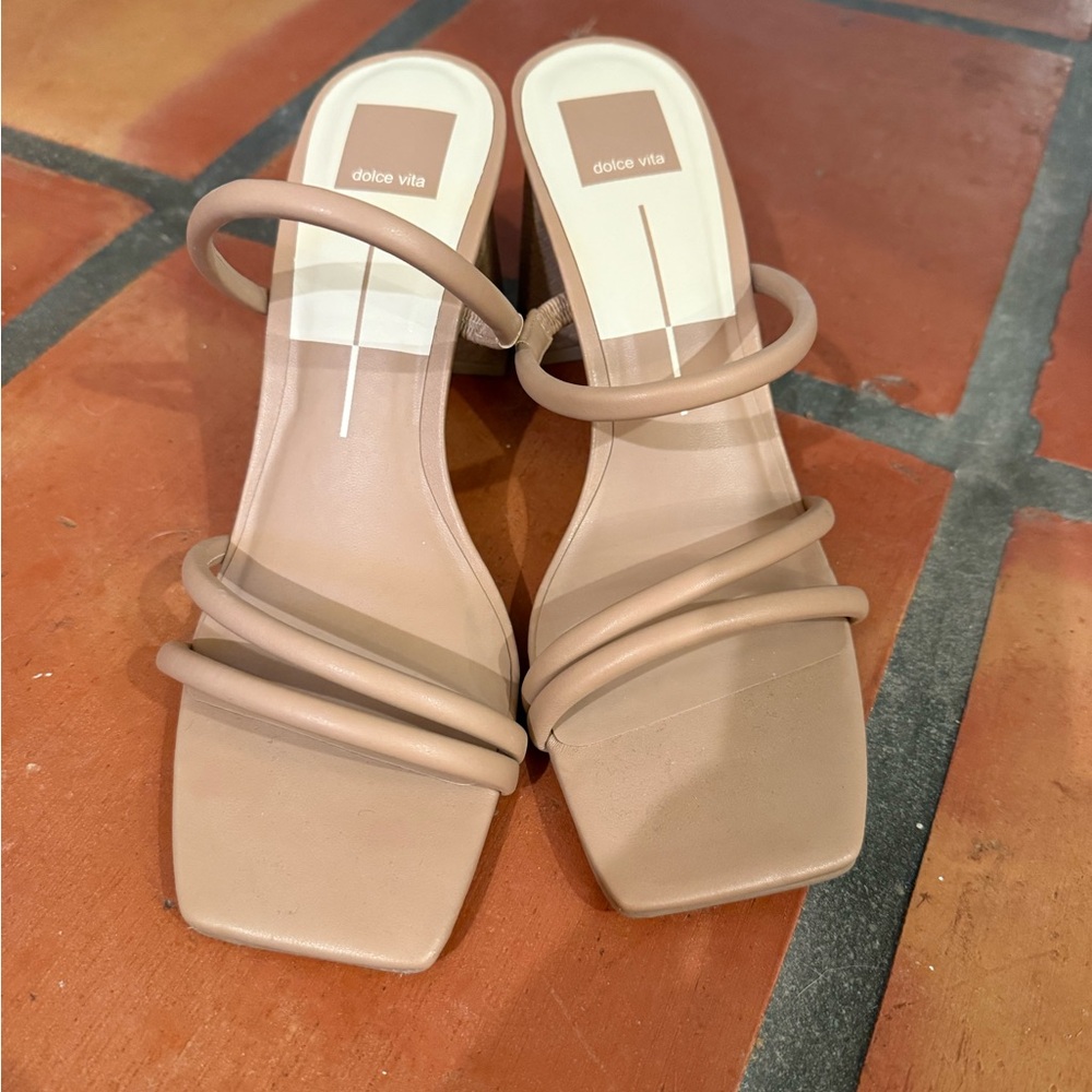 Dolce Vita Women's Nude Heeled Sandals